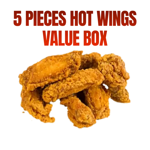 5 Pcs Hot Wings Value Box